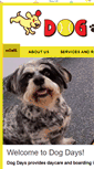 Mobile Screenshot of dogdaysofgreenwood.com